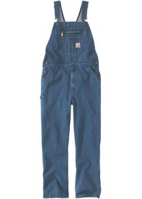 Carhartt Denim Bib, dungarees , color: Blue , size: W32/L34