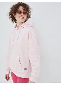Tommy Jeans dámská světle růžová mikina - M (TH9)