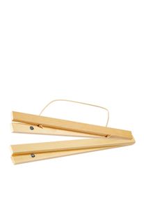 Wooden poster hangers, with suspension cord and magnetic fastening 300 mm | Pine