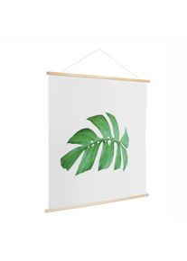 Wooden poster hangers, with suspension cord and magnetic fastening 1020 mm | Pine