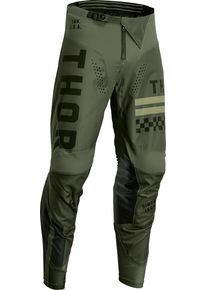 Thor Pulse Combat, textile pants youth , color: Dark Green/Black , size: 22