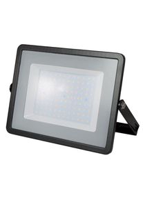 LED Solution Černý LED reflektor 100W Premium Barva světla: Studená bílá 21414