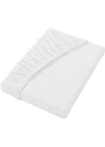 wäschepur unisex Natahovací prostěradlo bílá ,velikost 1 kus 140x200 – 160x200 cm