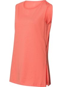 Damske Dlouhý top s bočními rozparky korálová ,velikost 38