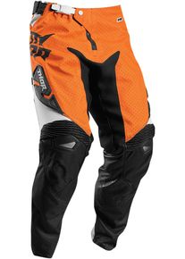 Thor Fuse Air Dazz, textile pants kids , color: White/Orange , size: 22