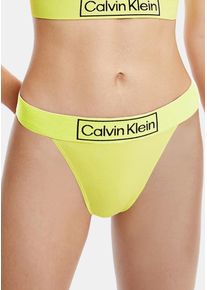Dámská tanga Calvin Klein QF6774 L Žlutá