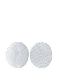 1 Pack - Hook and loop dots set on sheets 13 mm | white