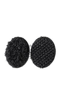 1 Pack - Hook and loop dots set on sheets 16 mm | black