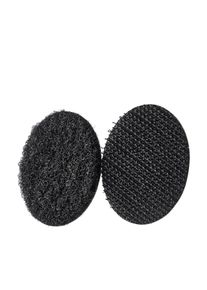 1 Pack - Hook and loop dots set on sheets 33 mm | black
