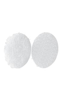 1 Pack - Hook and loop dots set on sheets 16 mm | white