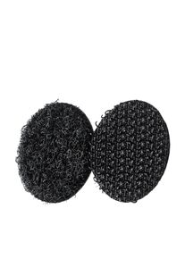 1 Pack - Hook and loop dots set on sheets 21 mm | black