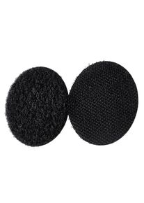1 Pack - Hook and loop dots set on sheets 45 mm | black