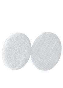 1 Pack - Hook and loop dots set on sheets 33 mm | white