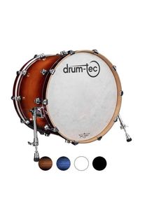 drum-tec pro 3 Bass Drum - Gr&ouml;&szlig;e Piano Black 22" x 16"