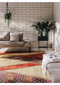 benuta Nest Vnitřn&iacute; a venkovn&iacute; koberec Kenya B&eacute;žov&aacute;/Červen&aacute; 120x180 cm