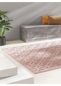 benuta Nest Vnitřní a venkovní koberce Bonte Růžová 80x150 cm Rosa