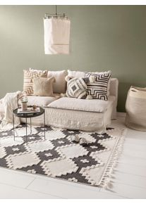 benuta Pop Koberec Oyo Kr&eacute;mov&aacute;/Antracitov&aacute; 120x180 cm Geometrick&eacute;