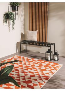 benuta Nest Cleo Oranžov&aacute; 120x170 cm Geometrick&eacute;