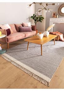 benuta Pure Vlněn&yacute; koberec Kim &Scaron;ed&aacute; 120x170 cm Ikat