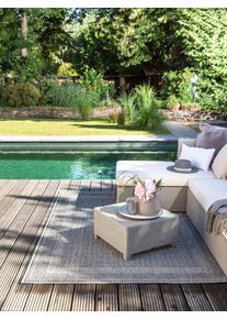 benuta Nest Vnitřn&iacute; a venkovn&iacute; koberec Cleo Antracit 120x170 cm Hranice