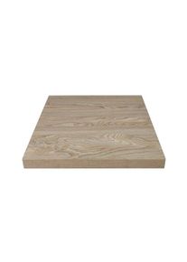 Bolero Tischplatte quadratisch in Antik naturell und 600x600x48mm