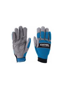 Extol Extol Premium - Pracovní rukavice velikost 10" modrá/šedá
