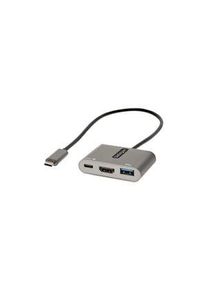 StarTech.com Dokovací stanice, Zástrčka USB-C, Napájení ze sběrnice, 100W, Porty celkem 3 - CDP2HDUACP2
