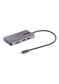 StarTech.com Dokovací stanice, Zástrčka USB-C, Napájení ze sběrnice, 85W, Porty celkem 8 - 120B-USBC-MULTIPORT