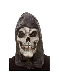Smiffys Halloween Death - maska latexov� Lebka s kapuc�
