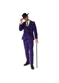 SuitMeister Purple Pimp Faux Fur Party Suit