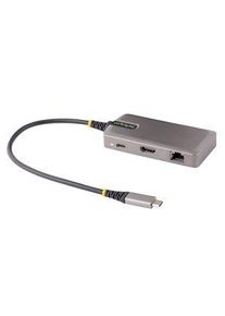 StarTech.com Dokovací stanice, Zástrčka USB-C, Napájení ze sběrnice, 100W, Porty celkem 5 - 103B-USBC-MULTIPORT