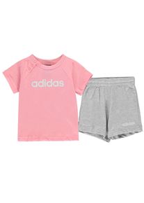 Adidas T Shirt and Shorts Set Baby Girls