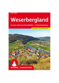 BERGVERLAG ROTHER Weserbergland Walking guide book 6., vollständig neubearbeitete Auflage 2021