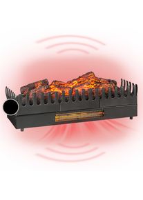 Klarstein Kamini FXL, elektrický krb, krbová vložka, 1000/2000 W, LED 2 W, černý