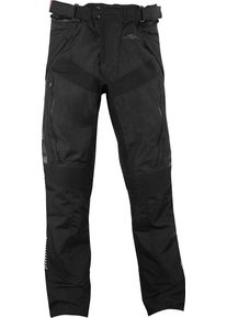 Rusty Stitches Hugo Pixel, textile pants waterproof , color: Black/Grey/Red , size: S