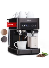 Klarstein Arabica Comfort, espresso kávovar, 1350 W, 20 bar, 1,8 l, dotykový displej