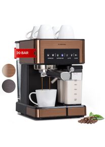 Klarstein Arabica Comfort, espresso kávovar, 1350 W, 20 bar, 1,8 l, dotykový displej