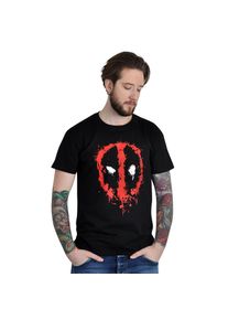 Deadpool - T-shirt Splatter nera - L - Nero