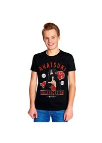Naruto - Akatsuki Organisatie T-Shirt Zwart - XL - Zwart