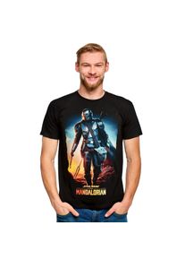 Maglietta nera Through The Galaxy - Star Wars Mandalorian - XL - Nero