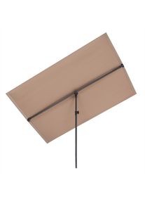 Blumfeldt Flex-Shade XL slunečník, 150 x 210 cm, polyester, UV 50, šedohnědá