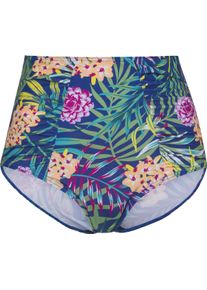 Damske Spodn&iacute; d&iacute;l bikin s řasen&iacute;m kr&aacute;lovsk&aacute; modr&aacute;-potisk ,velikost 38