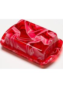 G.F. Heim Söhne Butterdose aus Acrylglas mittel tomate 532-53