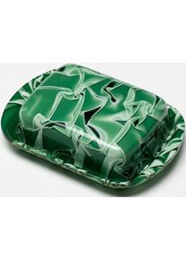 G.F. Heim Söhne Butterdose aus Acrylglas groß dschungel 535-54