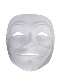 Maska na obli�ej k domalov�n� Anonymous