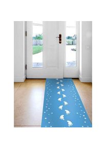 Folat Baptism party runner blue