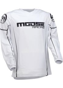 Moose Offroad Qualifier, jersey , color: Black/White , size: S