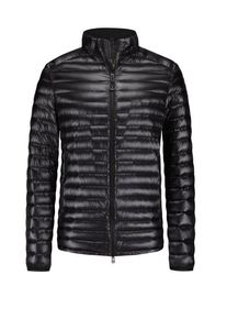 Belstaff, Péřová bunda s prošívaným vzorem a nášivkou loga Černá