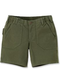 Carhartt Rugged Flex Canvas Work, shorts women , color: Light Brown , size: W2
