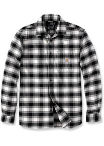 Carhartt Rugged Flex Flannel, shirt , color: Black/White , size: XL